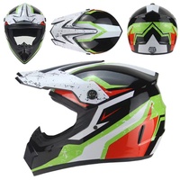 Nouveau casque de moto intégral en ABS avec certification DOT pour utilisation sur route et hors route, produit en Chine