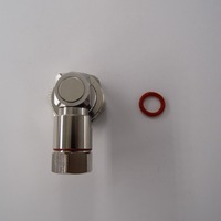 Connecteur coaxial RF mâle à angle droit étanche à faible perte 7/16 DIN pour câble d'alimentation (flexible) de 1/2 pouce LDF4-50A