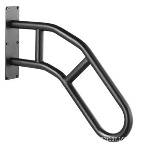 Rampe d'escalier extérieure Lingding 57x8x45cm en fer, fixation murale, pour personnes âgées et handicapées - Product Image 5