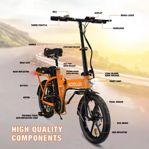 VTT à suspension intégrale, frein à disque 7 vitesses, VTT de 16 pouces, vélo <span class=keywords><strong>pliant</strong></span>, <span class=keywords><strong>prix</strong></span> attractif - Product Image 2