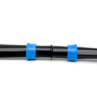 Anneau de verrouillage d'irrigation goutte à goutte en plastique et PP de 17mm