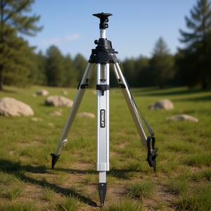 Trépied en aluminium Stanley à 1 colonne, hauteur réglable pour la topographie et le nivellement - Product Image 3