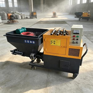 Machine de pulvérisation de mortier électrique durable avec pompe pour la finition du béton des escaliers et des marches de stades - Product Image 3