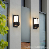 Lampe murale LED extérieure en acier inoxydable, étanche IP55, design minimaliste pour couloirs, terrasses, balcons, vente en gros directe d'usine
