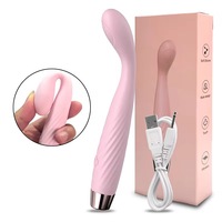 Vibromasseur puissant en forme de doigt pour débutantes, stimulateur du point G, baguette de massage vibrante pour femmes Dido