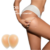 Patch de rehaussement fessier invisible auto-adhésif en silicone imperméable pour femmes, rembourrage pour les hanches, design goutte d'eau, patch de mode pour la zone intime