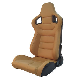 Nouveau siège sport universel Recaro inclinable rapidement en fibre de carbone, cuir, tissu et maille avec renfort de dossier de course - Product Image 5
