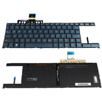 Keyboard Pengganti Ukuran Penuh dengan Lampu Latar Tata Letak AS untuk UX4000 UX481 UX481F UX481FL Versi Bahasa Inggris