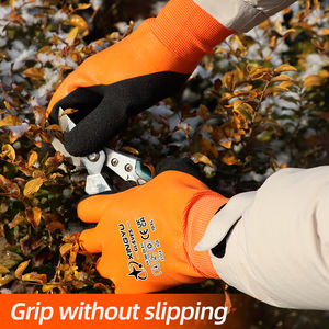 XINGYU 10 ℉ impermeable a prueba de viento pantalla táctil cálidos guantes de invierno para hombres guantes de trabajo recubiertos de látex cálidos guantes de trabajo de construcción - Product Image 4