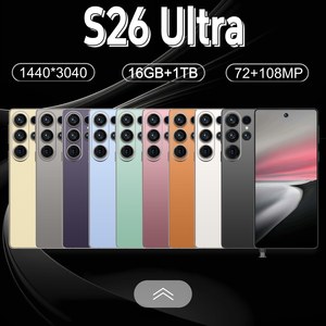 Nouveau <span class=keywords><strong>Smartphone</strong></span> S26 Ultra 5G 6,9 Pouces Déverrouillage Facial 16 Go+1 To Android 15 Double Appareil Photo HD 72+108MP Téléphone <span class=keywords><strong>de</strong></span> Jeu Antichoc Double SIM - Product Image 6