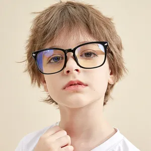 95755 DropShipping儿童蓝光阻挡眼镜近视镜架儿童可调护眼电脑眼镜