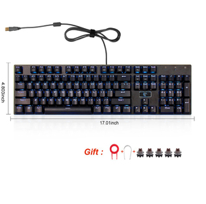 <span class=keywords><strong>Clavier</strong></span> de jeu mécanique 104 touches <span class=keywords><strong>Clavier</strong></span> de jeu rétroéclairé RVB personnalisé 104 touches <span class=keywords><strong>Clavier</strong></span> de jeu mécanique pour joueurs - Product Image 2