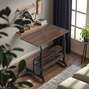 Mesa Ajustable para Portátil a Precio <span class=keywords><strong>de</strong></span> Fábrica, <span class=keywords><strong>Escritorio</strong></span> Móvil para Computadora, <span class=keywords><strong>Escritorio</strong></span> <span class=keywords><strong>de</strong></span> Estudio <span class=keywords><strong>de</strong></span> Madera para Dormitorio, Hogar y Oficina - Product Image 6