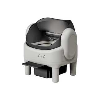 Lettiera Elettrica per Gatti a Stile Aperto Transfrontaliera, Completamente Automatica, con Pulizia Intelligente e Auto-Svuotamento, Capacità Extra-Large, in PPABS - Product Image 1