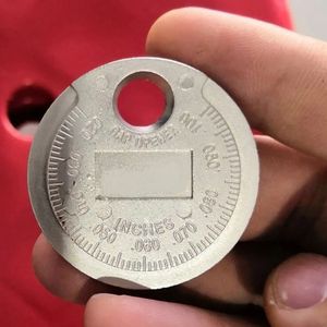 1PC Coin-Type Plug Gage Interval Tool 0.6-2.4mm Range <b>Sports</b> & <b>Entertainment</b> Products for Plug Measurement - Product Image 4