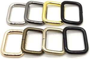 Pcs Mm <b>Thick</b> Zinc Alloy Mm Square <b>Rings</b> Metal Square Clasps For Luggage Bags And Fashion Accessories MBP Antique Brass - Product Image 3