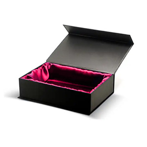 Grande lusso rettangolare profondo oro rosa satinato <span class=keywords><strong>confezione</strong></span> di pizzo per capelli umani parrucca 2mm scatola pieghevole parrucca per capelli prodotti per affari - Product Image 2