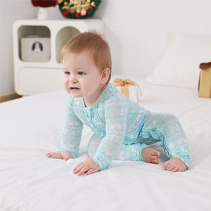 ชุดนอนเด็กขายส่ง ลายพิมพ์ กางเกงขายาว ชุดรอมเปอร์เด็ก ชุดนอนเด็กผู้หญิง ชุดนอนเด็กทารก ชุดรอมเปอร์เด็กอ่อน ชุดบอดี้สูทเด็ก ผ้าไผ่ สำหรับฤดูร้อน - Product Image 4