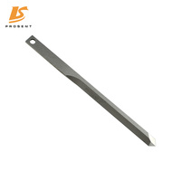 Cuchilla de Corte Automática 801420, 88x5.5x1.5mm, M2 HSS, para Máquina de Corte de Tela Lectra Q25 IX CAD, Repuestos