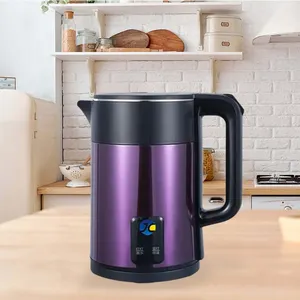 Factory direct sales new modern hotel electric kettle high quality electric hot water 360 degree rotating base kettle