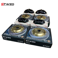 Kit de Freinage Amélioré Avant 8 Pistons & Arrière GT4 4 Pistons avec Disques 380mm pour Porsche Cayenne 955 957 958 9YA 9YB 2003-2025