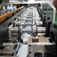 Máquina de encuadre de perfil de acero de calibre ligero automático LGS Villa Keel Roll Form Metal Frame Maker Gear PLC para casa de estructura