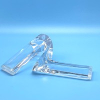 Protecteur de talon transparent et durable de 10 cm de hauteur, en électroplaté, pour accessoires de chaussures et fabrication de chaussures