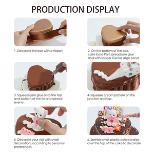 Kit de Création de Gâteaux Licorne 2026 – Ensemble de Jouets Non Toxiques avec Colle Crème pour Enfants Filles et Garçons - Product Image 4