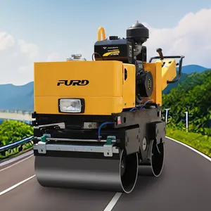 Professional Factory Price 800kg 30kn Small Ride On Vibratory Road Roller For Sale