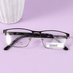 2024 mới nhất Eyewear men kính quang học vuông kim loại bán buôn bóng râm quang khung kính mắt - Product Image 3
