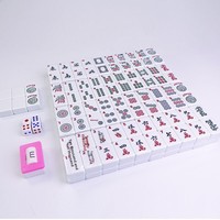 Amerikanisches Jüdisches Mahjong 30MM 30 Steine Hardcover-Set Westliches Mahjong Handtasche Kartenlineal Geschenk