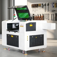 Machine de découpe et gravure laser CO2 6040, découpeuse laser CNC de bureau 600x400mm 60-100W pour bois, acrylique, verre, plastique, contreplaqué, IA