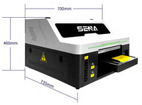 Impresora UV Plana A2 A3 de Última Generación, Impresora de Inyección de Tinta para Carcasas de Teléfono, Bolígrafos, Placas de Identificación Metálicas, Logotipos Acrílicos, Impresora de Escritorio para Pequeñas Empresas