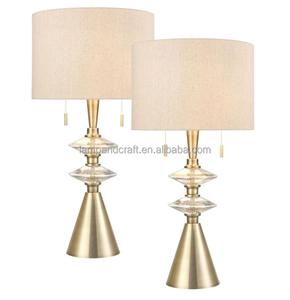 USA and <b>UK</b> Middle East Market square Grey <b>Table</b> <b>Lamp</b> with Linen <b>Shade</b> - Product Image 2