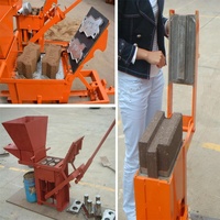 NEWEEK petite machine à fabriquer des briques creuses en argile-ciment personnalisées machine manuelle à blocs creux en terre comprimée