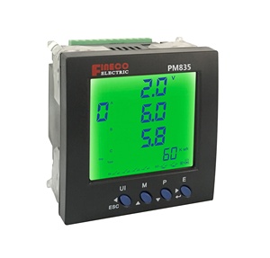 PM835 มิเตอร์ดิจิตอล 96*96 มม. แบบสามเฟส ได้รับการรับรองมาตรฐาน CE รองรับการสื่อสาร Modbus RTU ความแม่นยำระดับ 1 น้ำหนักเบา PM-835 ดิจิตอล - Product Image 5