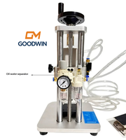 Machine de scellage semi-automatique de bureau pour flacons, ampoules et bouteilles de liquide oral en verre, avec capuchons en aluminium et plastique à sertir, modèle 2026