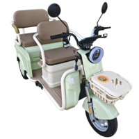 Tricycle électrique de loisirs compact Chenlu pour le transport personnel et le ramassage scolaire, deux rangées, trois places, 20 km/h, 200-300 kg