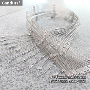 Paneles de <span class=keywords><strong>Malla</strong></span> para Barandillas, <span class=keywords><strong>Malla</strong></span> de Cable con Férula SS316 para Relleno de Barandillas de Balcón - Product Image 2