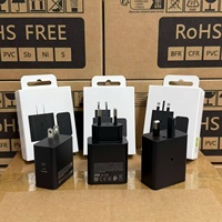 Nuevo Adaptador de 60 Vatios T6010 PD, Cargador de Pared Negro con Enchufe US/EU, Adaptador de Corriente USB C para Samsung Galaxy S26 Ultra S25