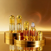 Mini flacon de parfum, huile parfumée, design luxueux 3ml, flacons d'attar vides 6ml avec logo