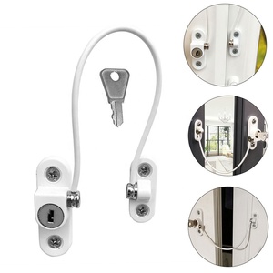 Serrures de sécurité pour enfants fenêtre porte câble ventilateur enfant serrure bébé sécurité verrouillage clé ouverture restricteur pour la Protection de bébé - Product Image 2