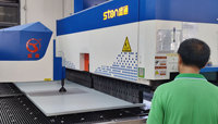 Máquina de plegado CNC con servomotor para paneles de aluminio y metal, para gabinetes de acero, puertas y elevadores, totalmente automática y de fabricación flexible