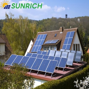 Hệ thống năng lượng mặt trời tích hợp pin 5KW 10KW cho nhà ở, hệ thống lai ghép dân dụng 15KW 20KW 30KW, hệ thống pin năng lượng mặt trời độc lập với lưới điện - Product Image 6