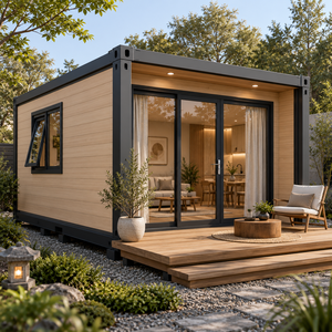 Maison conteneur pliable en acier extensible moderne, villa préfabriquée 2-3 chambres pour usage commercial - Product Image 1