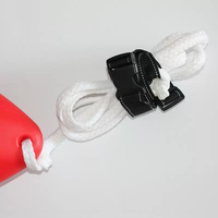 DAVEY DV-5327 Bouée de sauvetage en polyéthylène de haute qualité, équipement de sauvetage essentiel pour les piscines