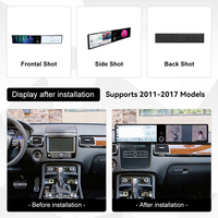 Pour Volkswagen Touareg 2011-2017 Navigation GPS Android 24,6 pouces Double écran Autoradio Stéréo Lecteur multimédia Carplay Autoradio