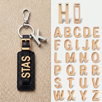 Breloques alphabet coulissantes A-Z, grandes perles initiales pour rubans, écharpes, cravates, ceintures, Letras Metalicas Pasantes