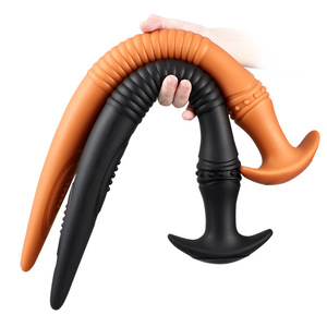Plug Anale Extra Lungo in Silicone Morbido, Impermeabile, Indossabile, Giocattolo Sessuale per Adulti, per Coppie - Product Image 2