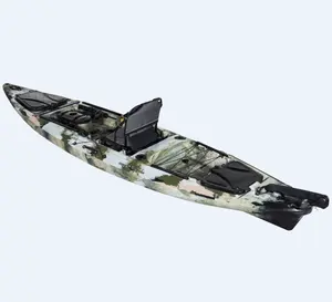 13ft BIG Dace Pro Angler Cho Câu Cá Lướt Sóng Xuồng Ngồi Trên Đầu Roto-Đúc Nhựa Đại Dương Kayak Chèo Thuyền